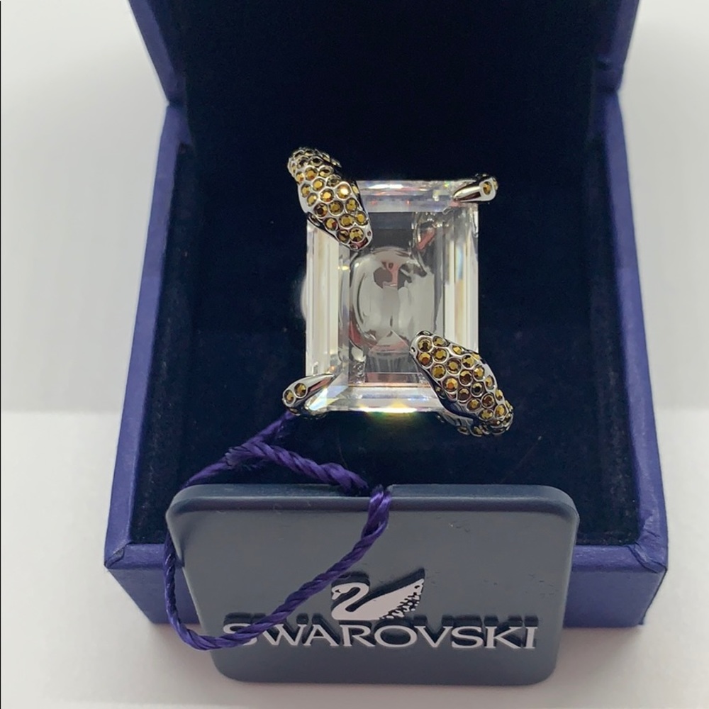 Swarovski Hypnosis Dorado Snake Ring
